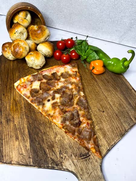 Sausage Slice - Lenny's Pizzeria & Trattoria - Italian and