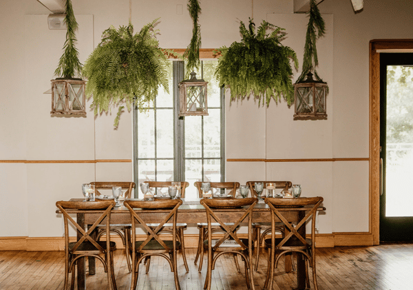pretty dining setup