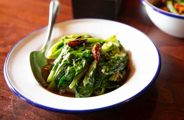 Chinese Broccoli and Roasted Red Chili
