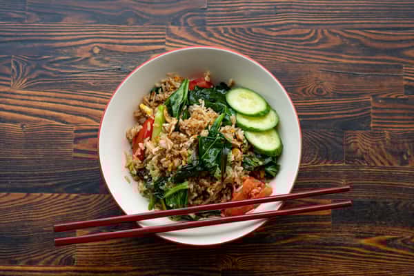 Spicy Chinese Broccoli Fried Rice