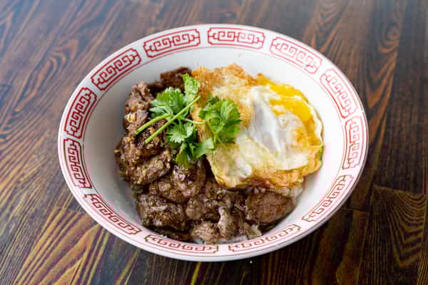 Garlic Black Pepper & Fried Egg on Rice
