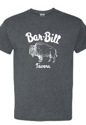 BAR-BILL DARK GRAY BUFFALO T-SHIRT