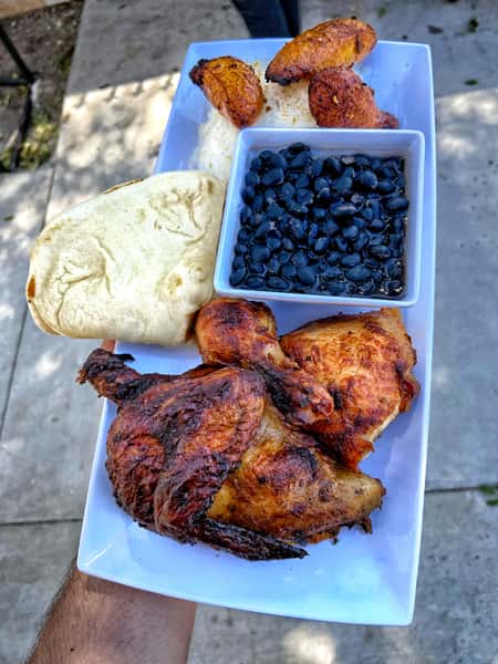 The Cuban style plate