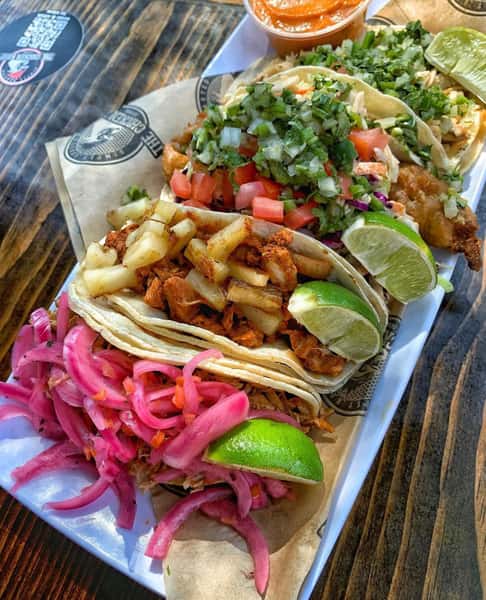 Taco Sampler plate