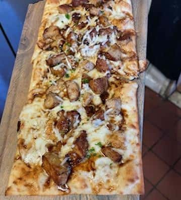 Bar-BQ Chicken Bacon Ranch Flat Bread