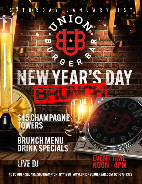 New Year's Day Brunch with Live DJ