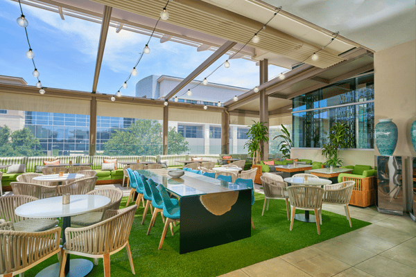 KAI LW Green Room - regular set-up | open roof