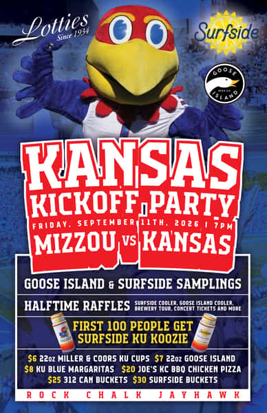 Kansas Kickoff Party: Mizzou v Kansas - Lottie's Pub | Classic