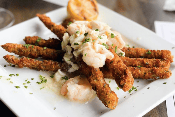 Fried Asparagus Di Mare