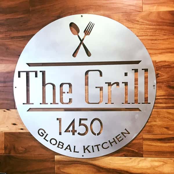 The Grill at 1450 metal sign