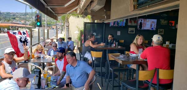 Outside dining
