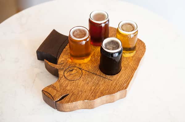 The Ravenous Pig Beer Flight