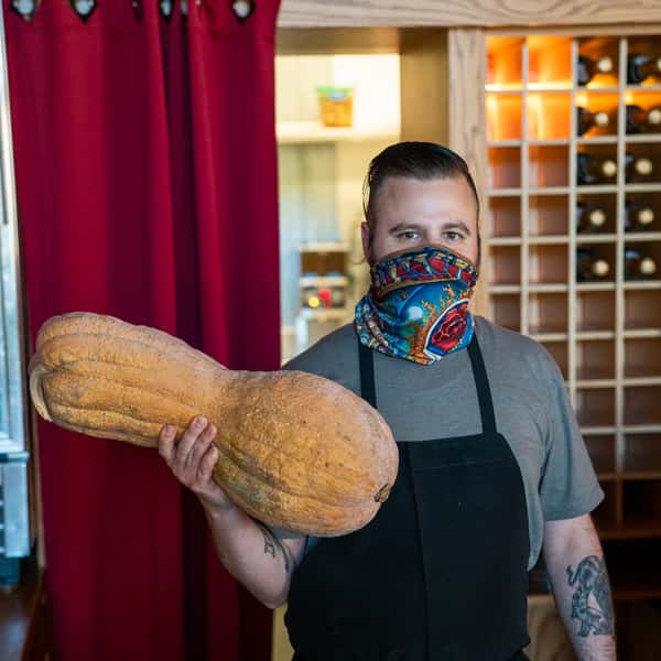 Chef Francis squash fresh farm