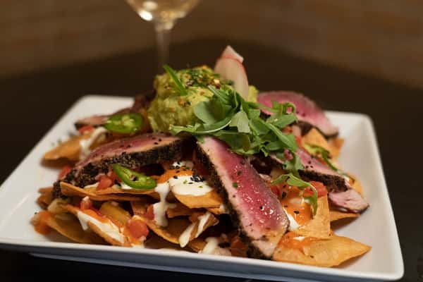 SPICY AHI TUNA NACHOS