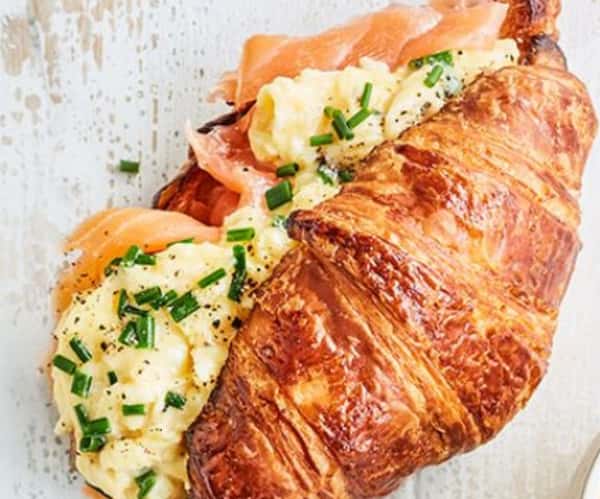 Stuffed American Breakfast Croissant
