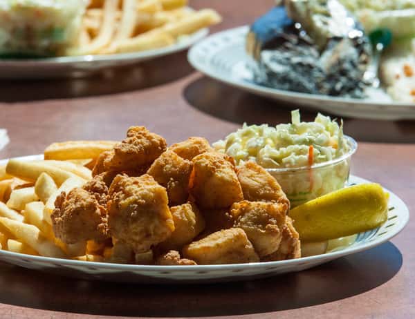 Fried or Baked Scallop Platter