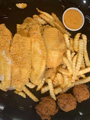 Fried Tilapia Plate