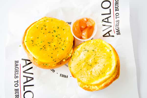 egg and cheddar melt
