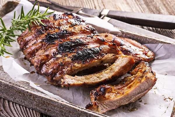Baby Back Ribs Dinner Plate