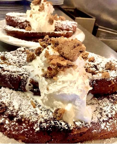 Chocolate Chip Cookie Crusted French Toast