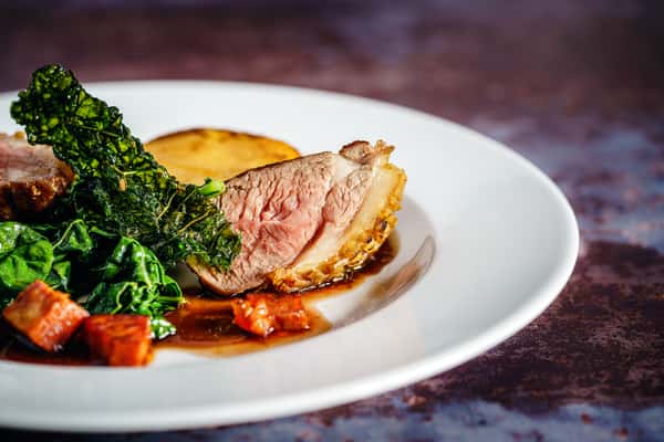 Lamb and vegetables