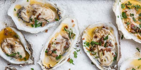 roast oysters