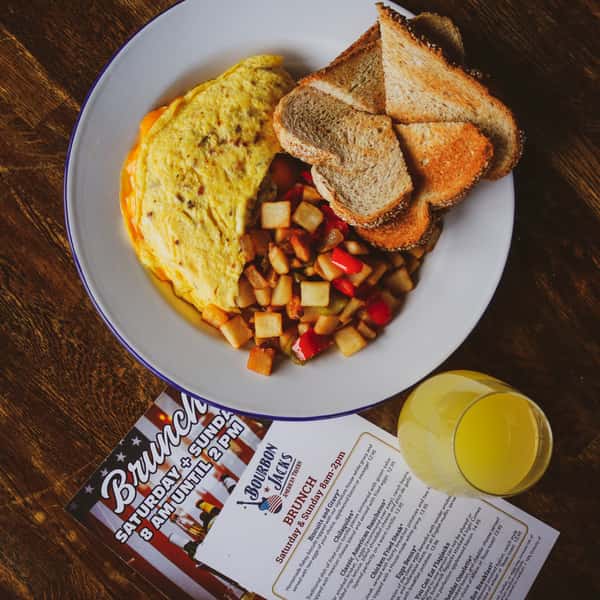 Bacon Cheddar Omelette*