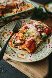 Tray of Chicken Enchiladas (12)