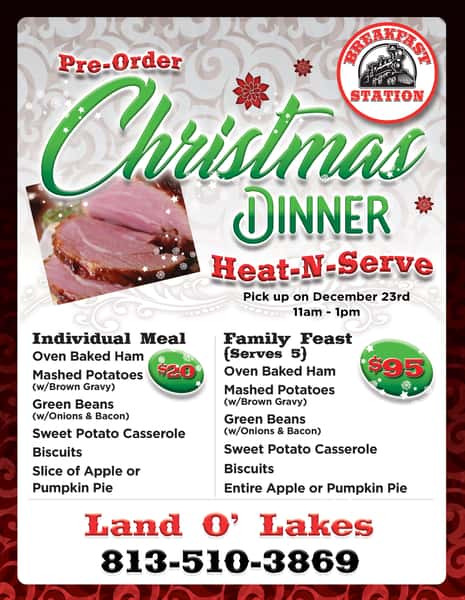 Christmas Dinner - Land O' Lakes
