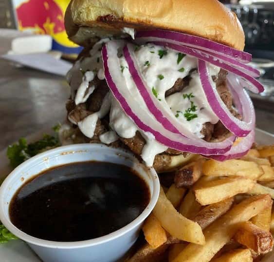 McGlynns Style Hot Roast Beef Sandwich