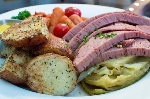 Corned Beef and Cabbage on March 17, 2021