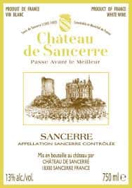 Chateau De Sancerre, Sauvignon Blanc, France