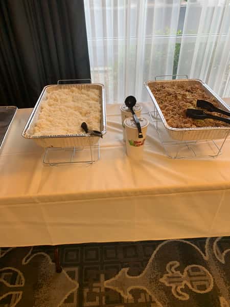 catering table