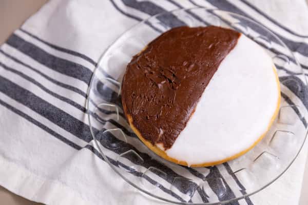 black and white cookie