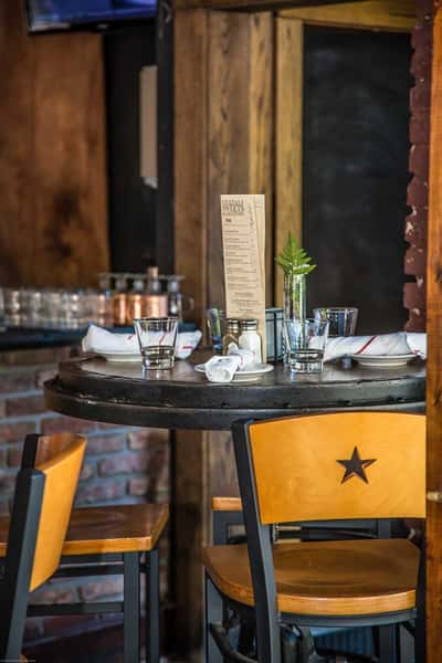 table and chairs
