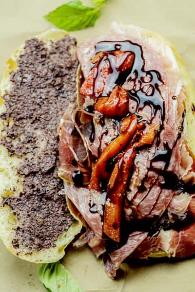 open sandwich