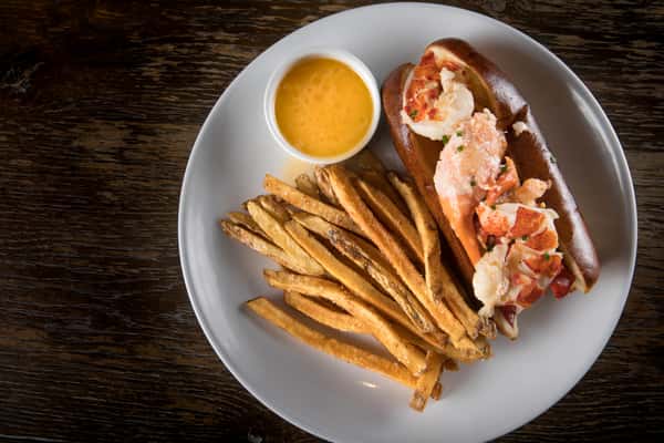 fries and lobster