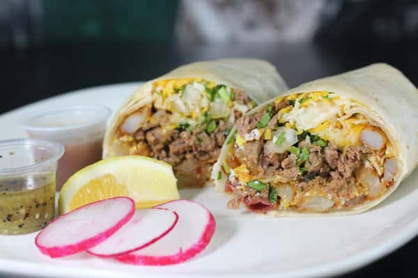 Breakfast Burrito Beaumont Catering Menu Fuego Cravings