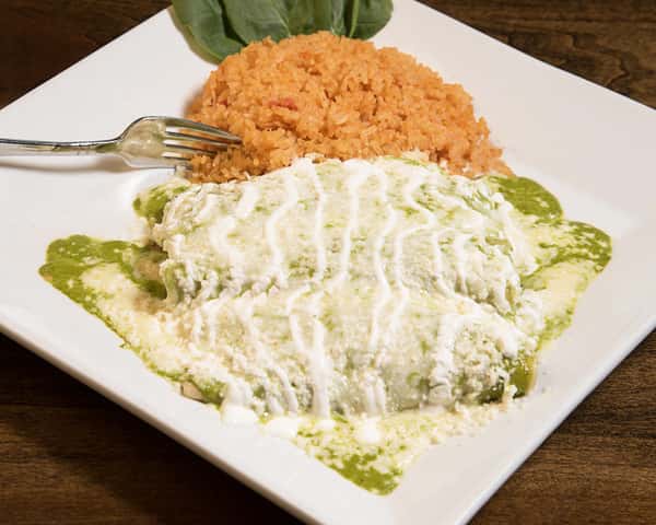 Enchiladas De Pollo Y Espinaca (Chicken & Spinach)