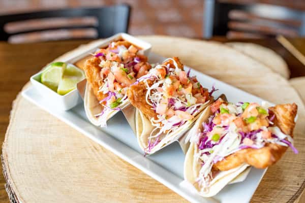 Tacos De Pescado Estilo Ensenada (Baja Style Fried Fish)
