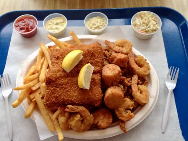 Golden Fried Combo Platter
