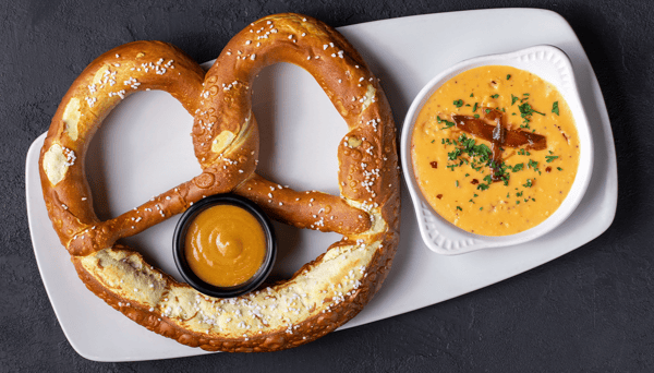 Giant Soft Authentic Bavarian Pretzel