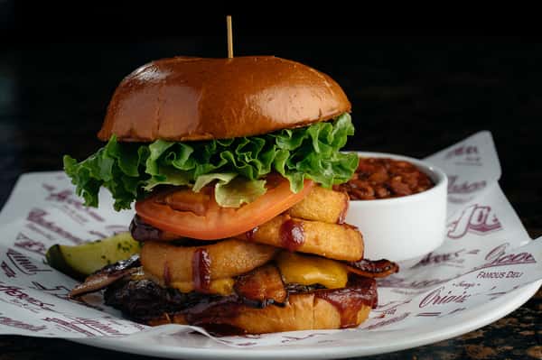 Cowboy BBQ Burger - Roscoe's - Chino Hills - Family Style