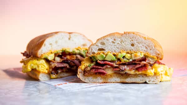 Spicy Breakfast Torta Sandwich