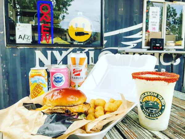 Burleson Yard Beer Garden Restaurant in San Antonio, TX