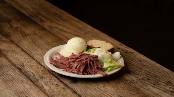 Coach Bobby's Corned Beef and Cabbage
