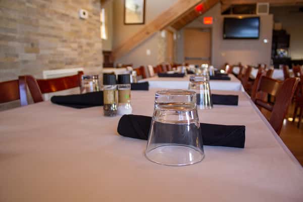 NSB Interior table set up
