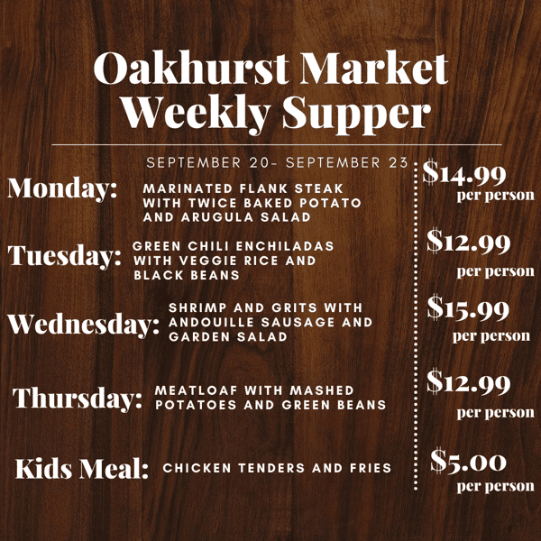 specials this week