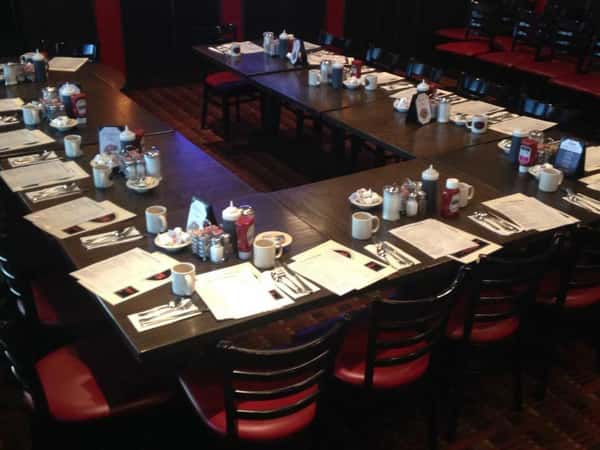 table setup in function room