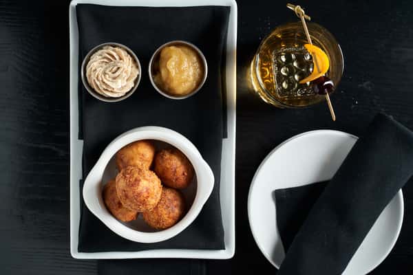 Braised Ham Hock Grit Fritters